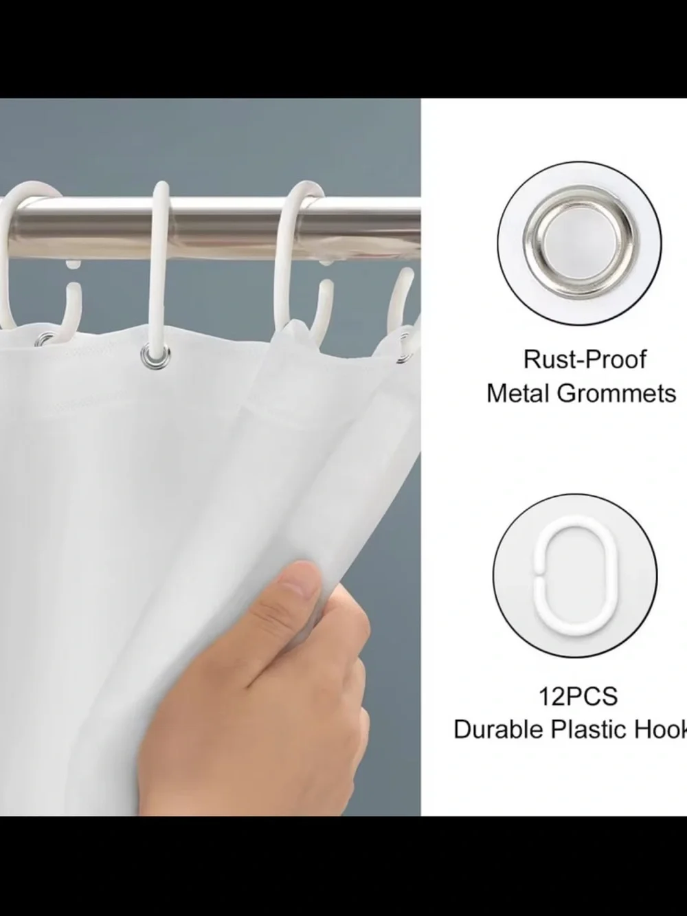 Whimsical Ghost & Butterfly Shower Curtain - Extra Long